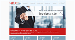 Desktop Screenshot of cms.selfhost.de