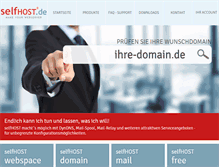 Tablet Screenshot of cms.selfhost.de